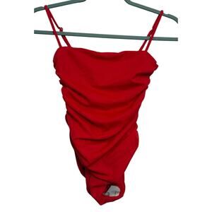 Belle women’s NWOT’s Malliot one piece swimsuit in red. Size XS